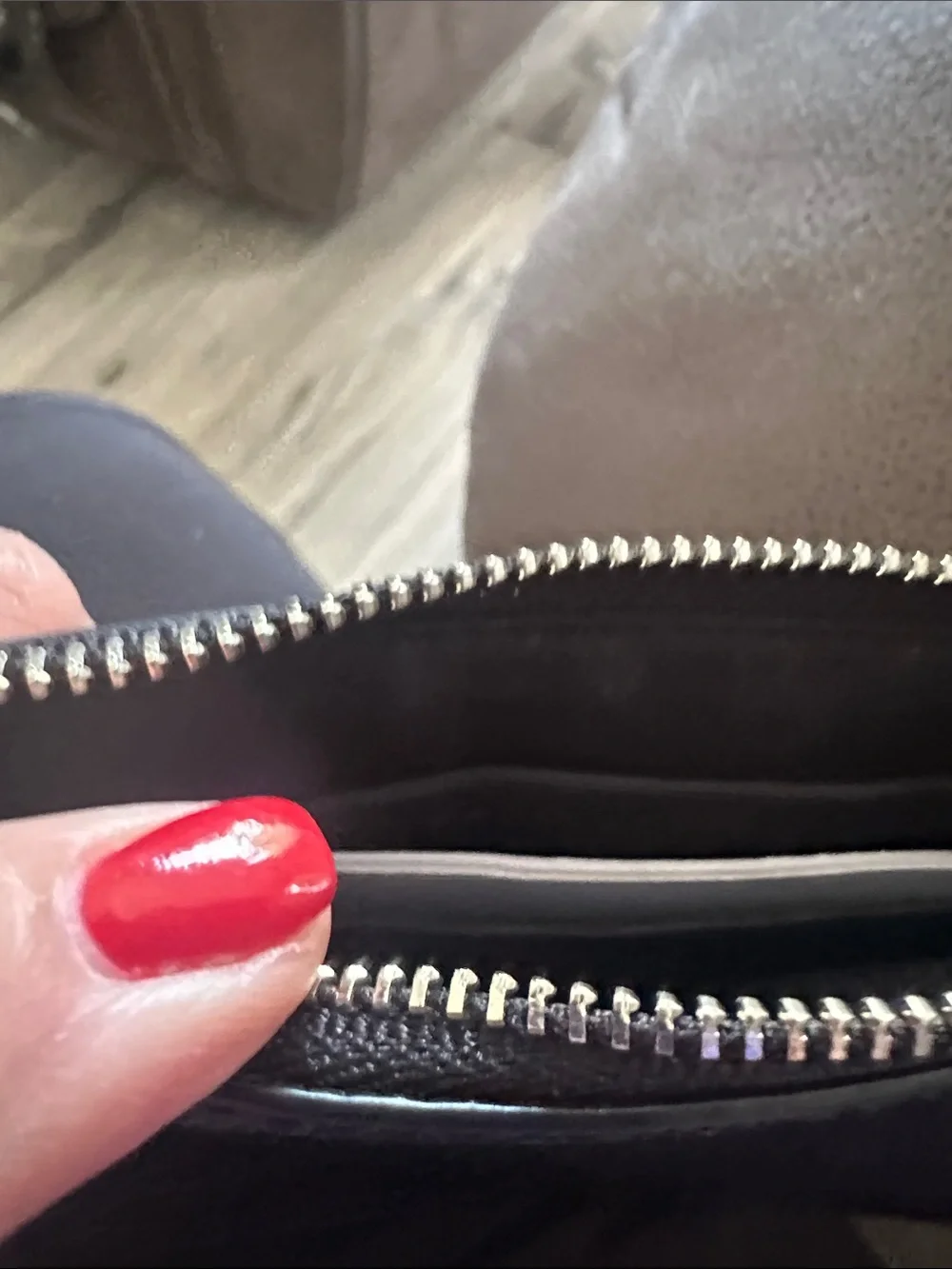 Coach Black Star Glitter Wristlet